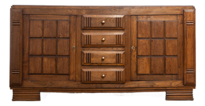 Vintage French Oak Sideboard, 1930s