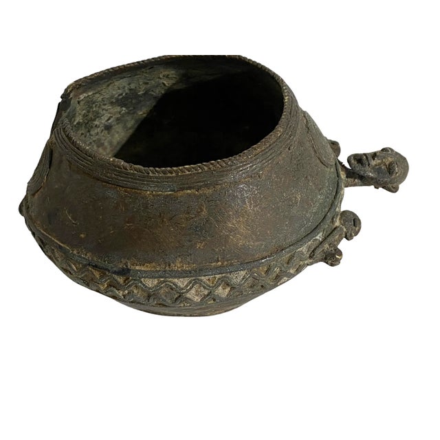 African Bronze Currency Bracelet Gan Burkina Faso with Ancestors For Sale - Image 3 of 11