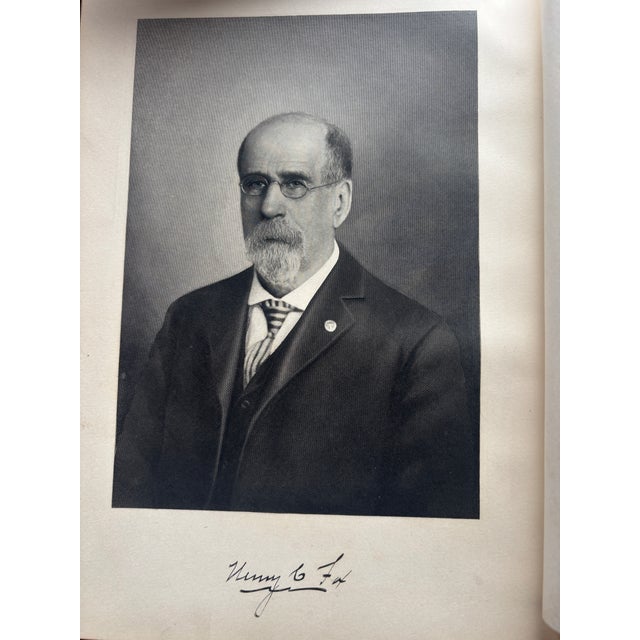 113 Years Old … Very Rare 1912 Historical Volumes … Memoirs of Wayne County & Richmond, Indiana … 2 Volume Set…. For Sale - Image 10 of 18