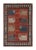 Red 1950s Rare Vintage Tribal Rug in Red With Beige and Blue Pictorials by Rug & Kilim For Sale - Image 8 of 8