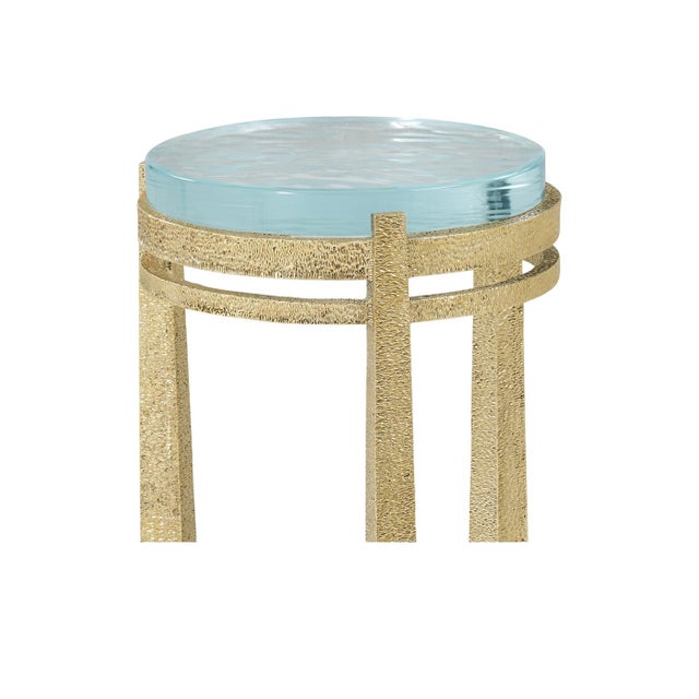 Contemporary Hollywood Regency Accent Table For Sale - Image 3 of 5