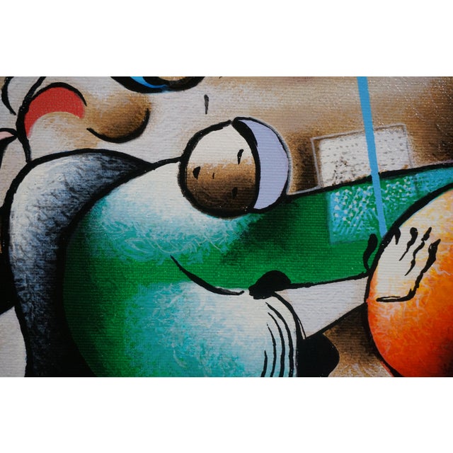 David Schluss Symphonic Jazz Orchestra Artist Proof Abstract Serigraph For Sale - Image 9 of 12