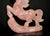 Mid 20th Century Natural Rose Quartz Horse Statue Hand Carved Gemstone Sculpture For Sale - Image 4 of 16