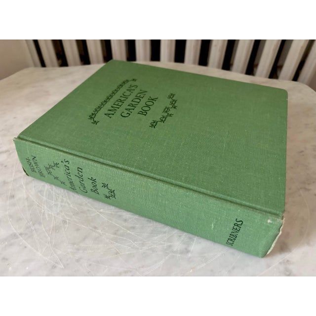 Absolutely beautiful green hardcover garden book titled "America's Garden Book." James and Louise Bush-Brown, two...