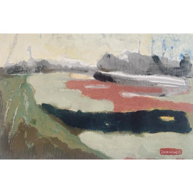 Jarosław Romaniuk, The River Bug X, Acrylics on Canvas Mounted on Board, 2018 For Sale - Image 6 of 6