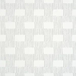 SAMPLE - Schumacher X Caroline Z Hurley Field Wallpaper In Fog