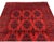 Ruby Red Fine Quality Hand Knotted Afghan Khal Muhammadi Wool Area Rug 9.2 X 6.7 Ft For Sale - Image 8 of 13