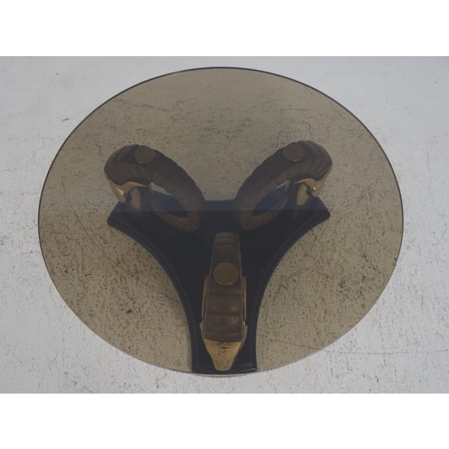 Vintage Hollywood Regency Modern Design Coffee Table For Sale - Image 4 of 7