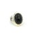 David Yurman Albion Onyx Ring Size 8 Sterling Silver Estate For Sale - Image 4 of 10
