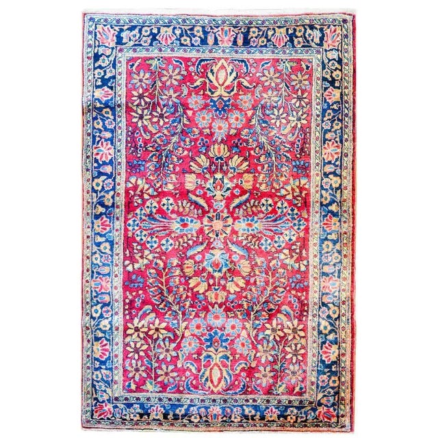 Early 20th Century Persian Sarouk Rug For Sale In Chicago - Image 6 of 6