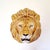 Large Lion's Head Wall Relief in Majolica Ceramic, Italy, 1960s For Sale - Image 17 of 17