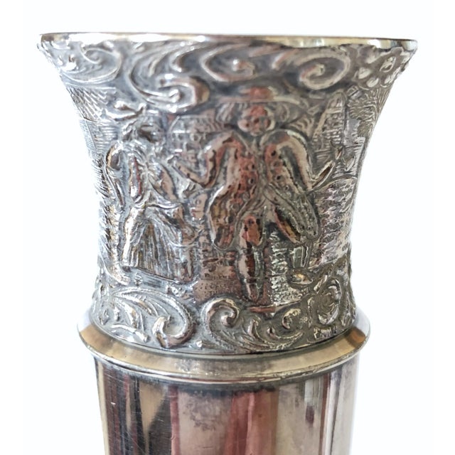 Barbour Silver Candlesticks For Sale - Image 4 of 9