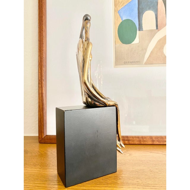 Alberto Giacometti 2500 Ruth Bloch Sterling Silver "Lovers" Sculpture For Sale - Image 4 of 12