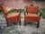 Unique old armchair set from Thonet, circa 1930s Original good condition. Size: 58 x 80 x 45 - Cleaned upholstery -...