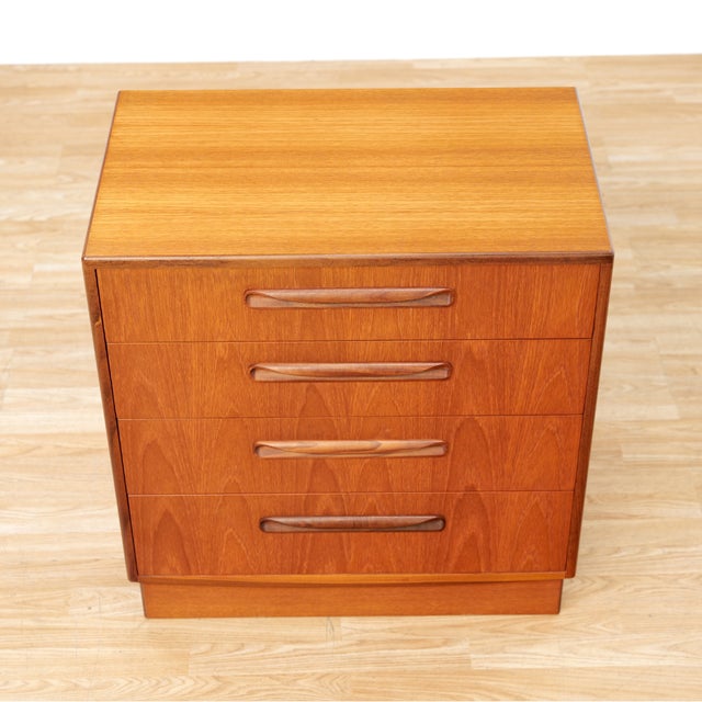 Brown Teak Mid Century Dresser Nightstand by G Plan For Sale - Image 8 of 10