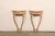 French Mid 20th Century Petite Demi-Lune French Wall-Mount Consoles - A Pair For Sale - Image 3 of 11