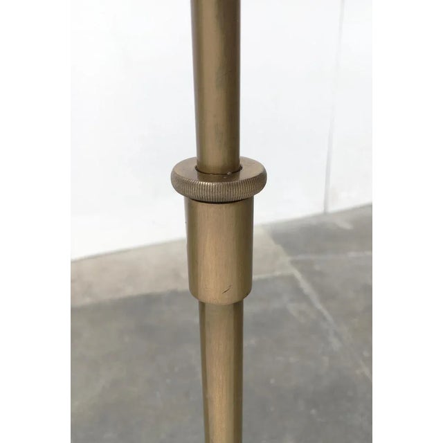 Vintage German Brass Hollywood Regency Style Lesan Floor Lamp by Florian Schulz, 1970s For Sale - Image 18 of 18