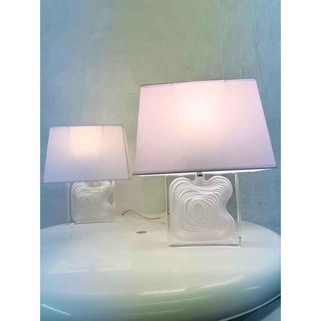 Vintage French Table Lamps by Jean-Pierre Demarchi for Daum, 1960s, Set of 2 For Sale - Image 18 of 18
