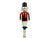 American Late 20th Century Hand Blown Italian Glass Nutcracker Style Christmas Tree Topper For Sale - Image 3 of 7