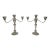 Mid 20th Century Silverplated Gorham "Newport" Changeabout Candelabras - a Pair For Sale