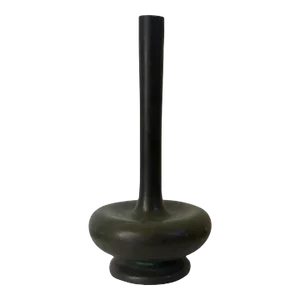 Antique 19th Century Japanese Meiji Bronze Vase