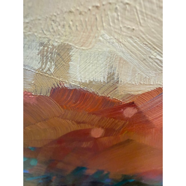 Paint Karen White Autumn With Lemonlight Original Oil Painting, Signed For Sale - Image 7 of 12