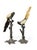 Maitland - Smith Maitland Smith Bronze & Mother of Pearl Parrot Sculptures, a Pair For Sale - Image 4 of 15