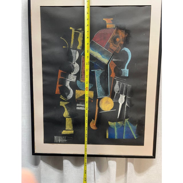 1960s Paul Nabb Original Painting Mid-Century Modern For Sale In Atlanta - Image 6 of 7