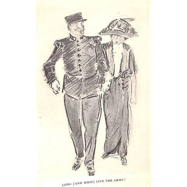 Paper "Paris a La Carte" 1912 Street, Julian For Sale - Image 7 of 8