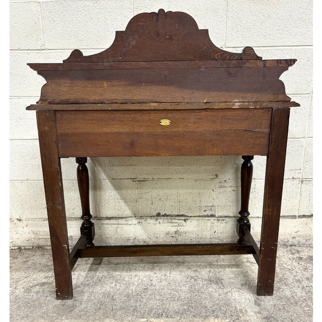 Antique English 19th Century Matthew Rose & Sons Console Table Buffet Sideboard For Sale - Image 11 of 11