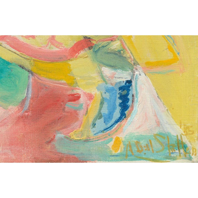 Abstract Expressionist piece by Allie Bill Skelton (American, 1942-1986). Signed and dated "A Bill Skelton '85" in the...