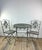 Folding Wrought Iron Garden Furniture Set, 1980s, Set of 3 For Sale - Image 9 of 9
