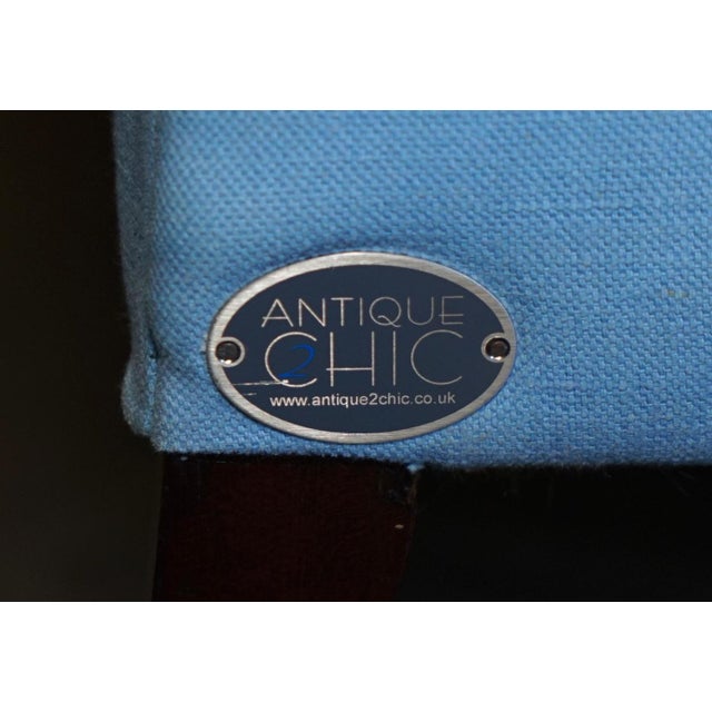 Antique Georgian Sofa Upholstered with American Flag Stars & Stripes, USA, 1820s For Sale - Image 14 of 18