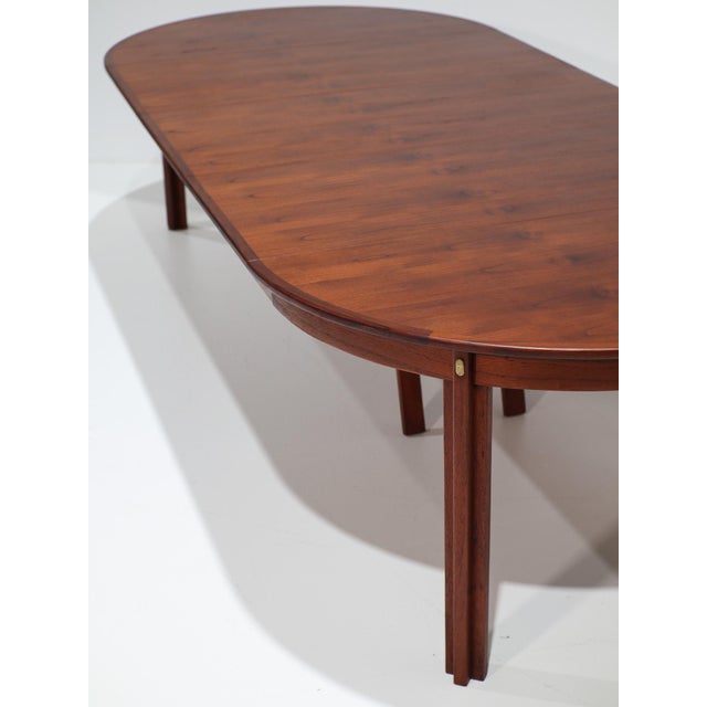 Wood Round Extendable Dining Table in Teak attributed to Børge Mogensen for Karl Andersson & Söner, Denmark, 1960s For Sale - Image 7 of 18