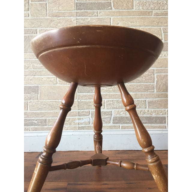Antique Maple Wooden Dough/Wool Yarn Bowl Chairish