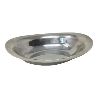 Vintage Dansk Silver-Plate Torun Dish by Vivianna Torun Bülow-Hübe For Sale