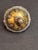 Antique Spinning Top Dreidel, Gilt Silver Filigree, Central Asian Decorative Toy For Sale In Boston - Image 6 of 14