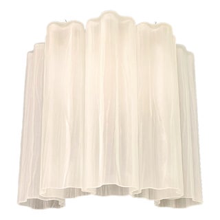 Vintage Murano Glass Tube Wall Sconces, 1990, Set of 2 For Sale