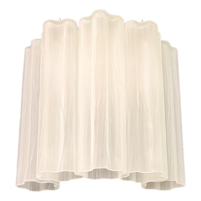 Vintage Murano Glass Tube Wall Sconces, 1990, Set of 2 For Sale