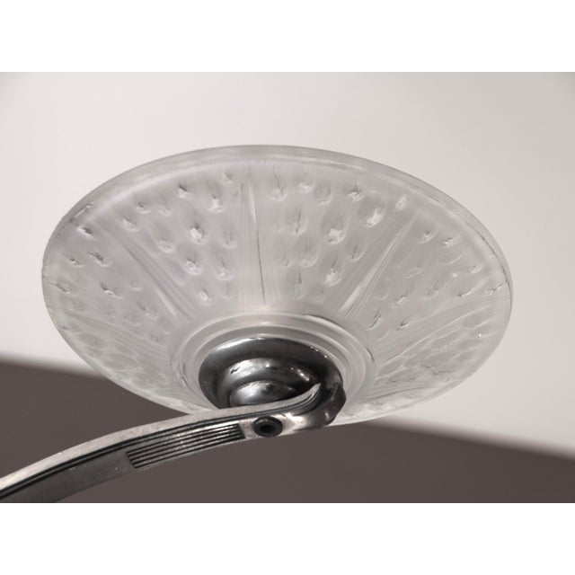 French Art Deco Chandelier from Muller Frères, 1920s For Sale - Image 11 of 14