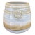 1970s Signed Studio Pottery Stoneware Vessel by Freeburg With Embossed Medallion For Sale