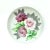 Mixed rose pink and white decorative plates, group of 9. This beautiful set of decorative plates comes in a variety of...