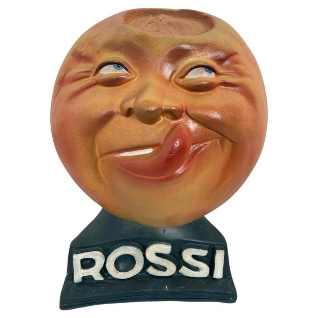Martini Rossi Advertising Sculpture or Bust, 1960s For Sale - Image 9 of 9