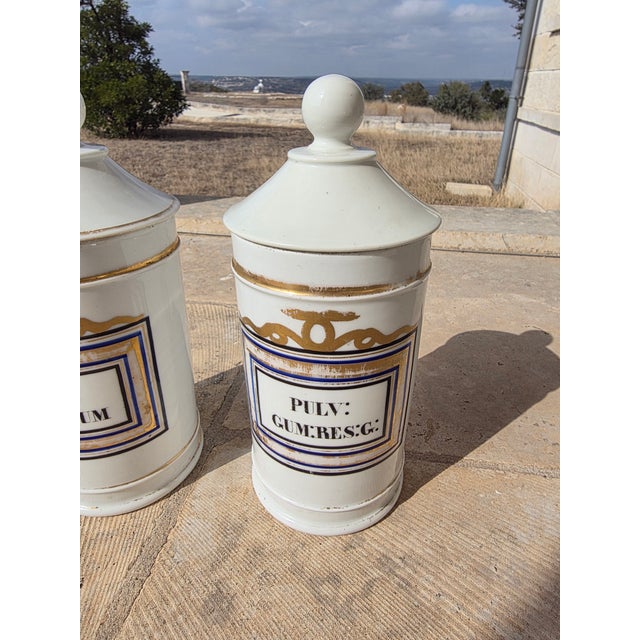 Pair of Antique Apothecary Jars For Sale - Image 11 of 13