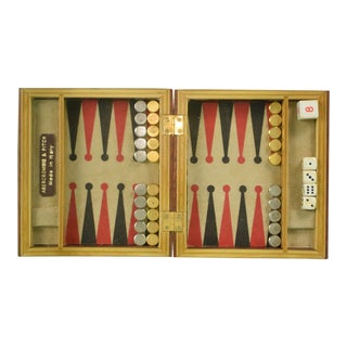 Abercrombie & Fitch Travel Backgammon Boxed Set For Sale