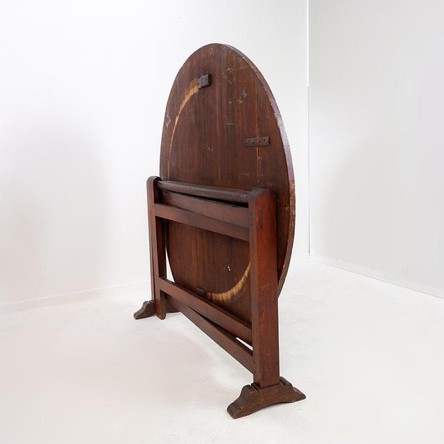 Foldable Winemaker's Table in Oak For Sale - Image 11 of 15