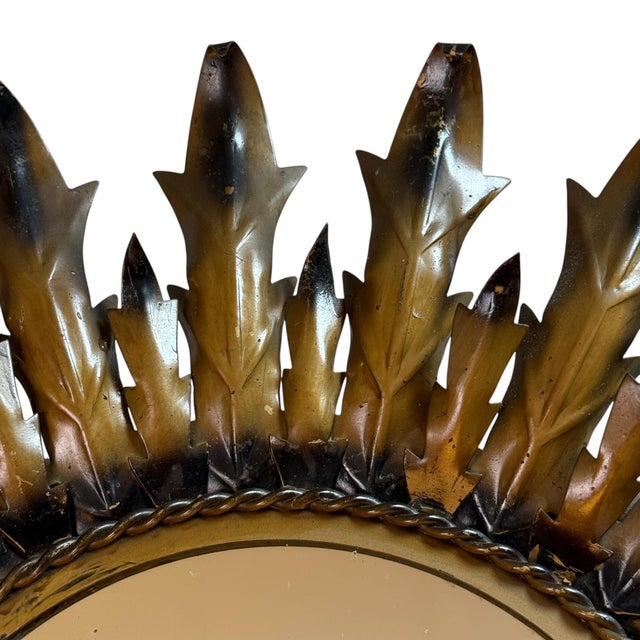 Italian Sun Mirror, 1950s For Sale - Image 6 of 10