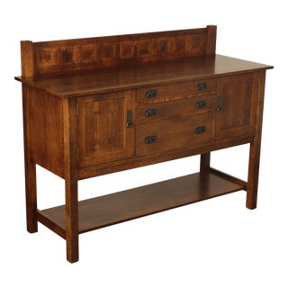 Stickley Mission Collection Oak Sideboard For Sale