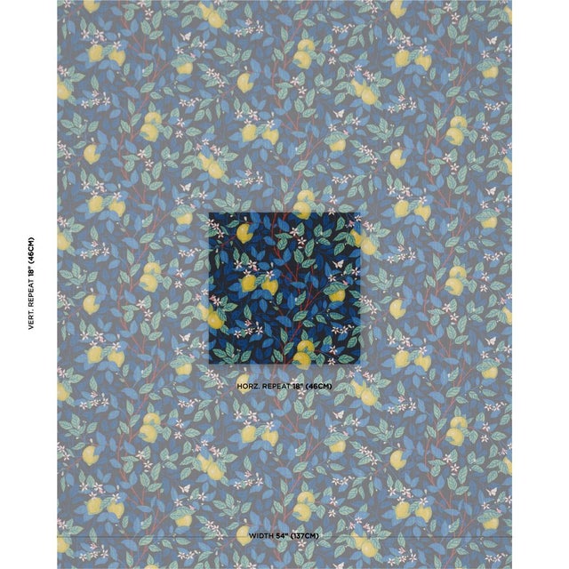 Derived from a hand-painted pattern of lush flowering lemon trees and delicately rendered butterflies, Boråstapeter’s...