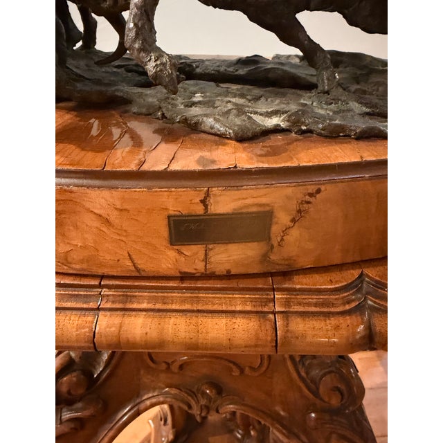 Jorge De La Peña Signed Patinated Bronze Bullfight Sculpture, 1980 For Sale - Image 4 of 7